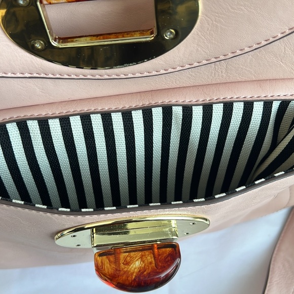 Essentiel Antwerp Tote Bag Vegan Pink Blush Large Strap Purse - Picture 9 of 14